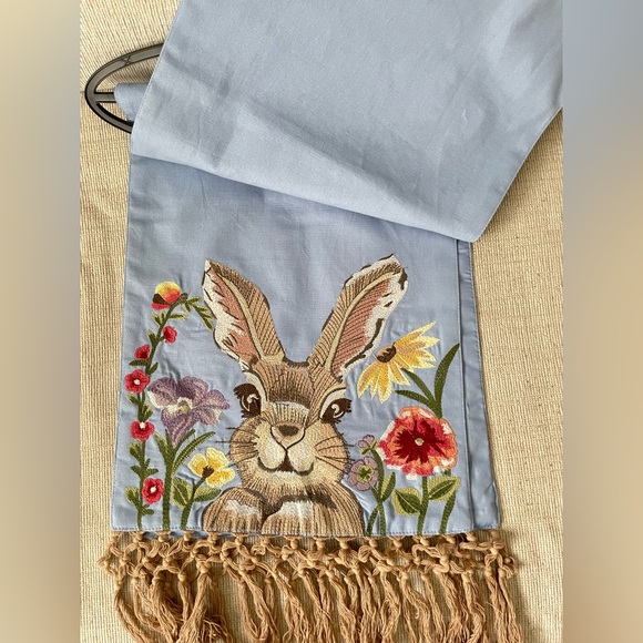 Pier 1 imports blue Easter table runner - Picture 7 of 10